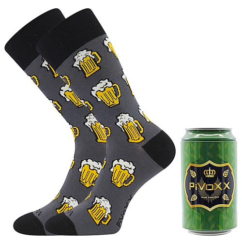 ponožky PivoXX + plechovka vzorA (Voxx)