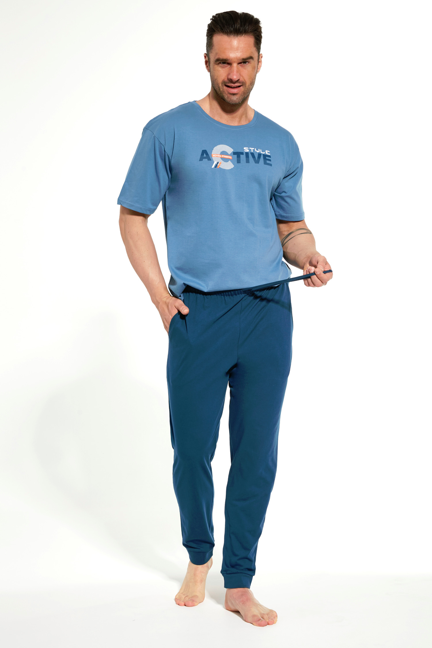 Pánské prádlo | Cornette pyžamo pánské 462/206 Active 2 - modrá, XXL ...
