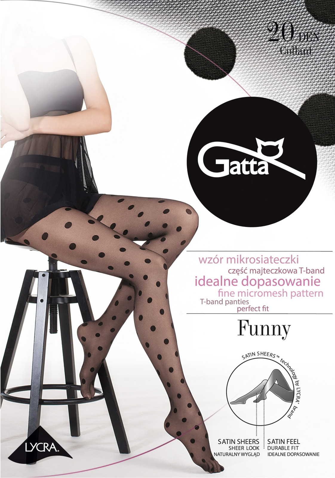 punč. kalhoty Funny 07 20DEN (Gatta)