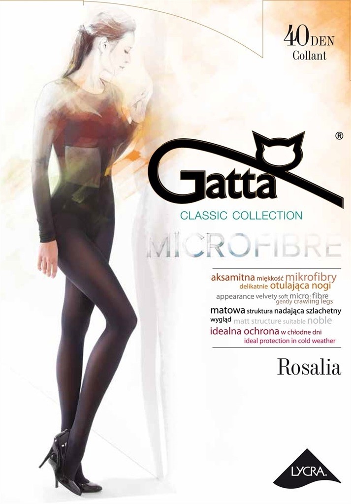 punčochové kalhoty Rosalia 40DEN (Gatta)