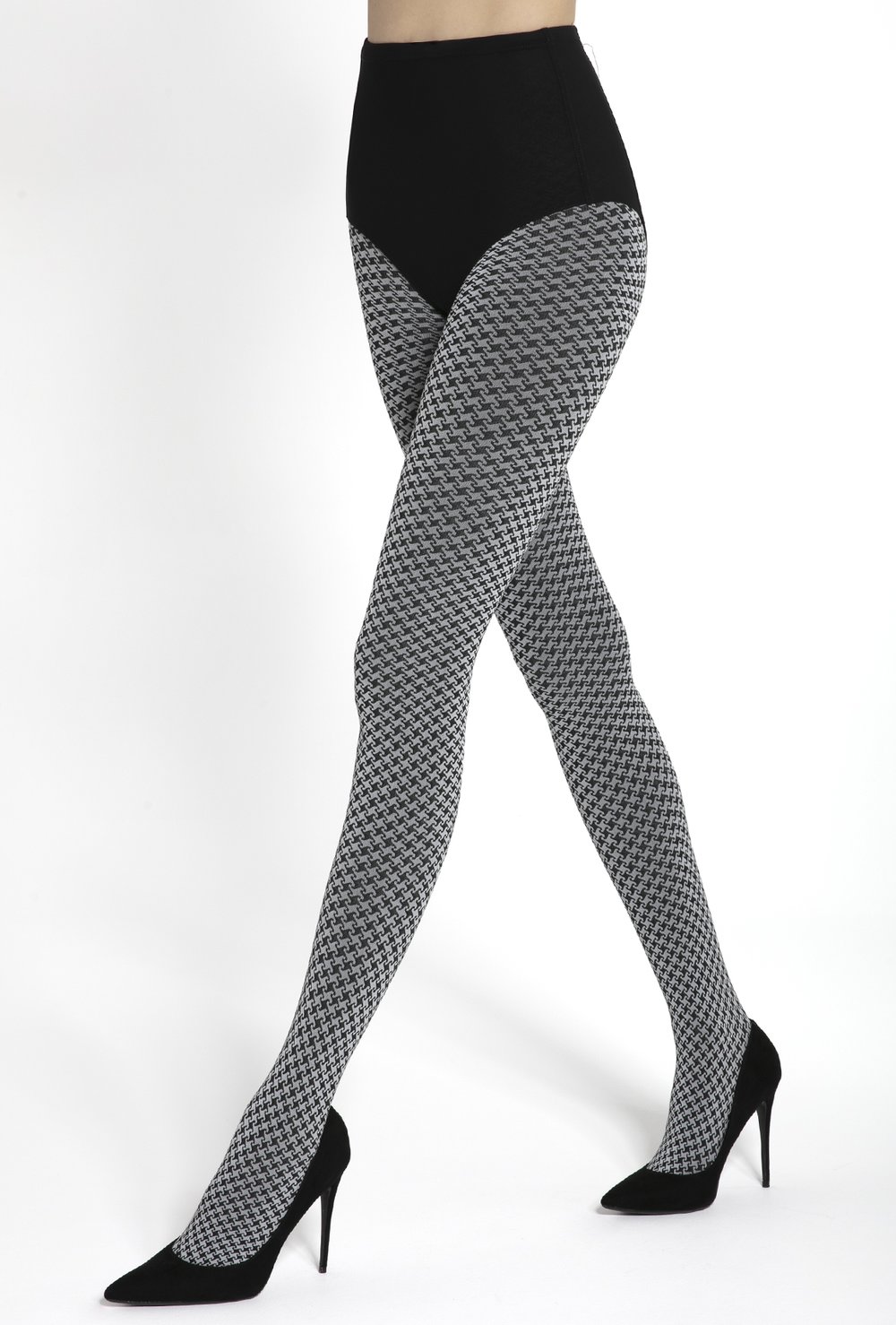 punčochové kalhoty Sassi 05 50DEN - černobílá (Gatta)