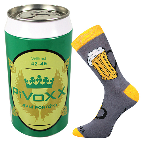 ponožky PivoXX + plechovka (Voxx)