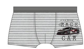 boxerky chlapecké 700/106 Race car 3 (Cornette)