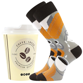 ponožky Coffee - balení 4 (Lonka)
