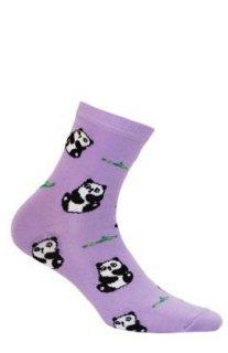 ponožky dámské W84 - vzor 265 - panda (Wola)