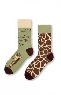 ponožky art 078/079 - vzor 042 - žirafa (More)