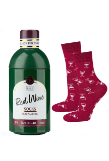 ponožky v lahvi - Red wine (Soxo)