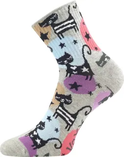 ponožky Agapi - kočky (Voxx)