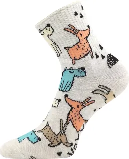 ponožky Agapi - pejsci (Voxx)