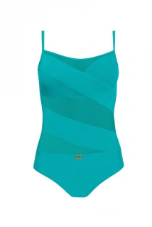 plavky Fashion 11 S1000 jednodílné - smaragd (Self)