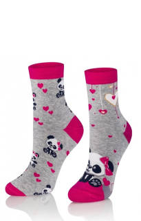 ponožky valentýn 0471 vzor 002 - Panda (Intenso)